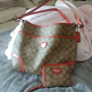 Coach Bag and Matching Wallet